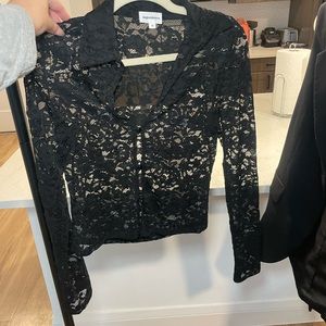 Superdown Thora Top in Black size M